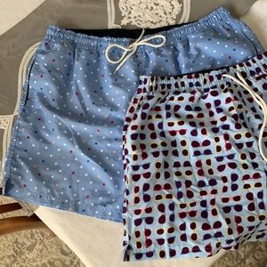 2 pair Southern Proper Swim Trunks XL